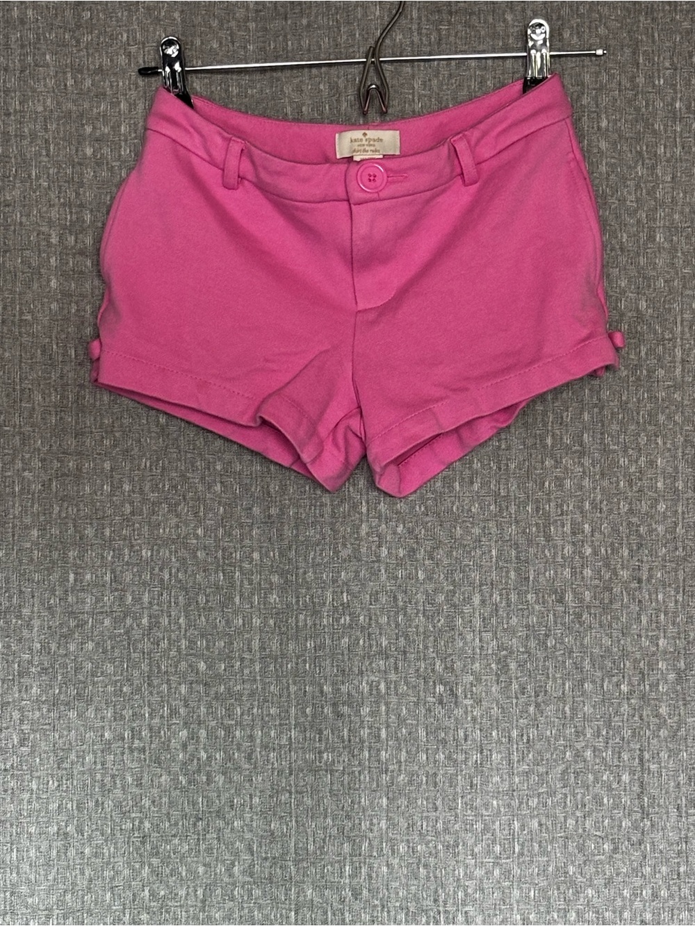 Kate Spade Girls Pink Dressy Shorts Size 10Y 140 Bow Detail